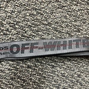 OFF WHITE GREY INDUSTRIAL BELT WORN TWICE
